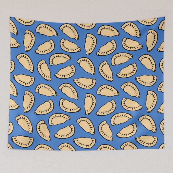 Item preview, pierogies - blue designed and sold by littlearrow.