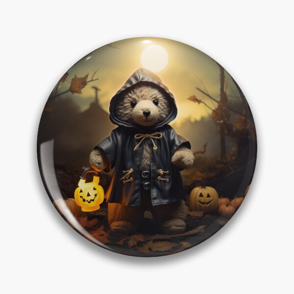 Item preview, Halloween teddy bear in the forest  designed and sold by MugManiaMalta.