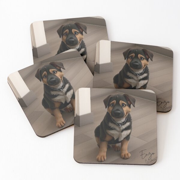 Item preview, Enzo German Shepherd / Custom Portrait designed and sold by ChickNickStudio.