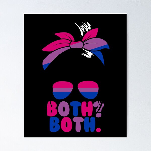 Artikelvorschau, Both? Both. Bisexual Women's Messy Bun Both Bisexual Gear entworfen und verkauft von DynamicDesign.