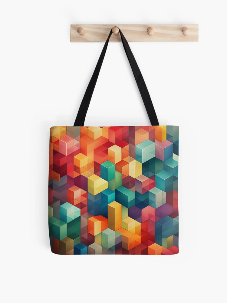 Thumbnail 1 of 2, Tote Bag, abstract pattern designed and sold by patternshoprad.