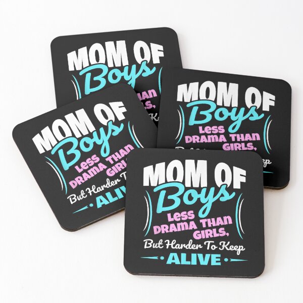 Item preview, Mom Of Boys Less Drama Than Girls  Mom  designed and sold by ThomasKnudsone.