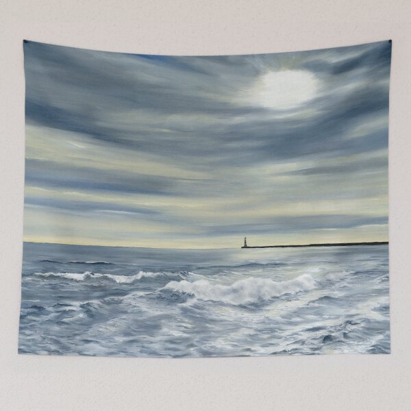 Item preview, Breaking Waves Roker designed and sold by GillGillIllustr.