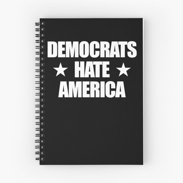 Aperçu de l'œuvre Democrats Hate America Conservative Republican Gear créée et vendue par DynamicDesign.