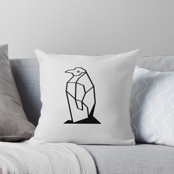 Item preview, Penguin - Geometric - Line Drawing designed and sold by Anup  K.