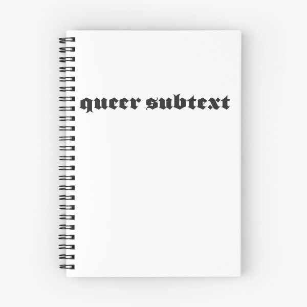 Item preview, queer subtext designed and sold by rachherself.