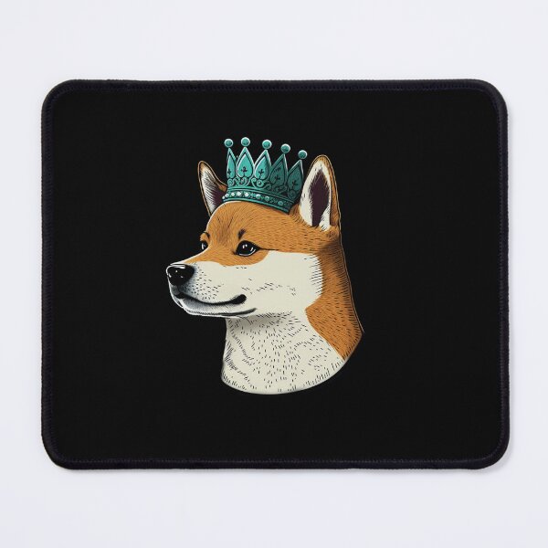 Item preview, Shiba inu Dog wearing a Crown, Dog Lover designed and sold by Logiamerch.