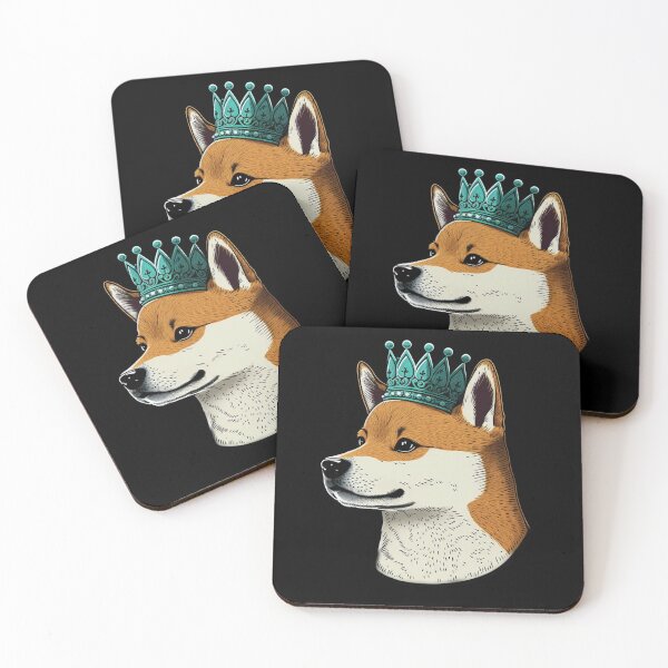 Item preview, Shiba inu Dog wearing a Crown, Dog Lover  designed and sold by Logiamerch.