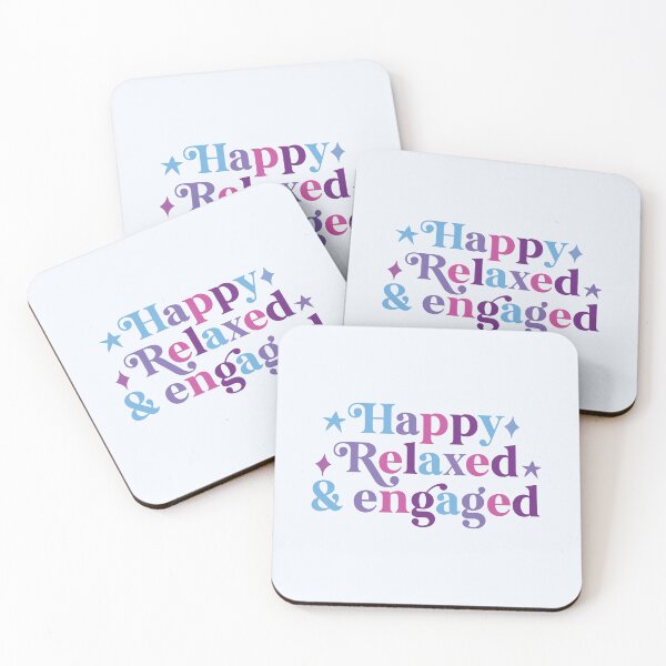Item preview, Happy relaxed and engaged  designed and sold by hautehub.
