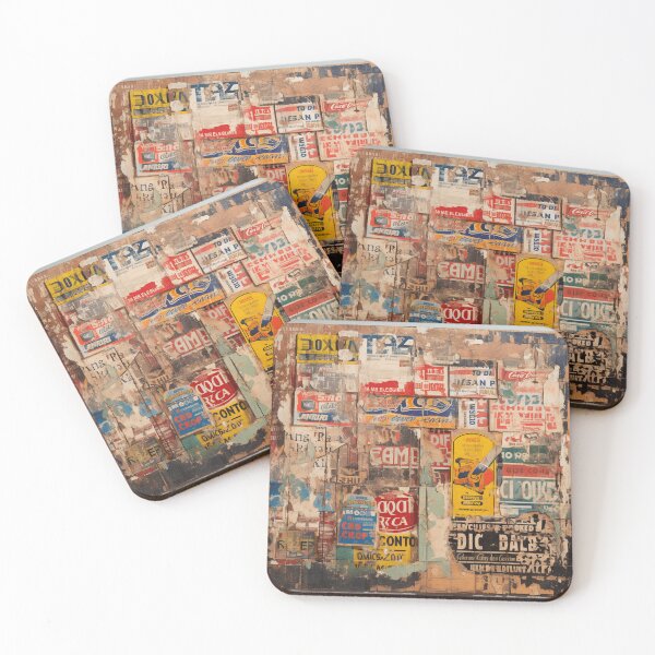 Item preview, A Faded Collage of Labels in Plywood designed and sold by GoodOldVintage.