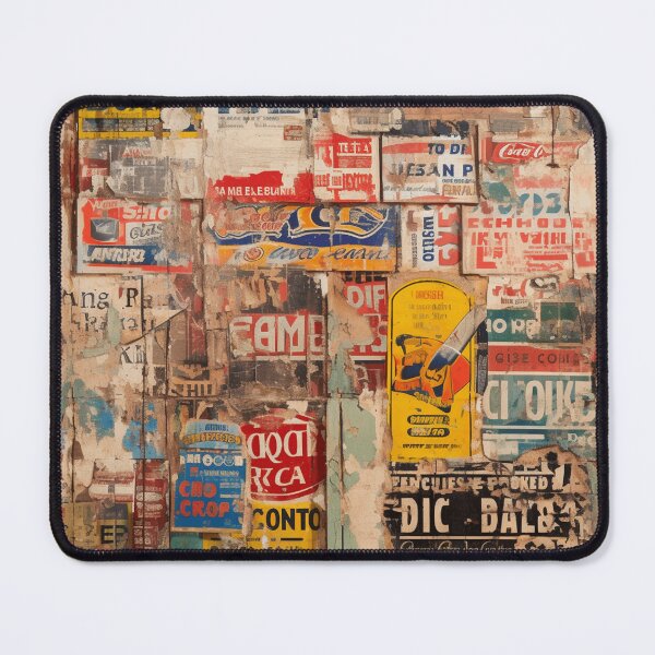 Item preview, A Faded Collage of Labels in Plywood designed and sold by GoodOldVintage.