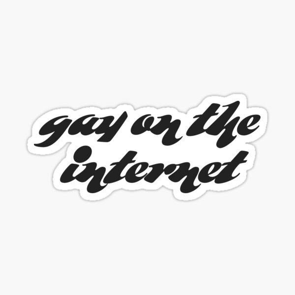 Item preview, gay on the internet designed and sold by rachherself.