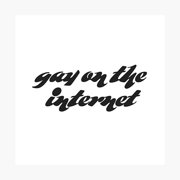 Item preview, gay on the internet designed and sold by rachherself.