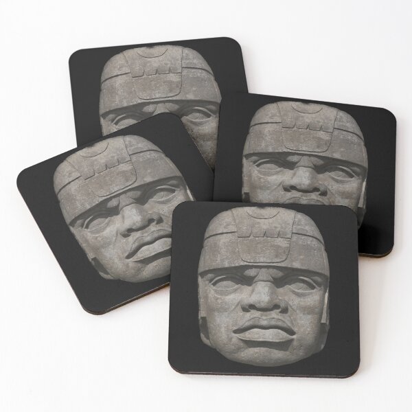 Item preview, Ancient Olmec Head  designed and sold by LifeSpice.