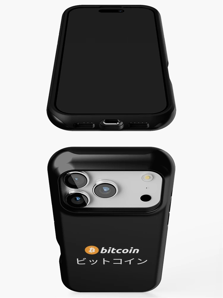 Thumbnail 3 of 4, iPhone Case, Bitcoin - In Japanese Design designed and sold by RektRepublic.