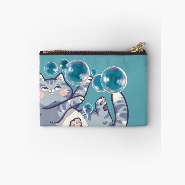 Item preview, Cat plays with soap bubbles designed and sold by Allraunde.art.