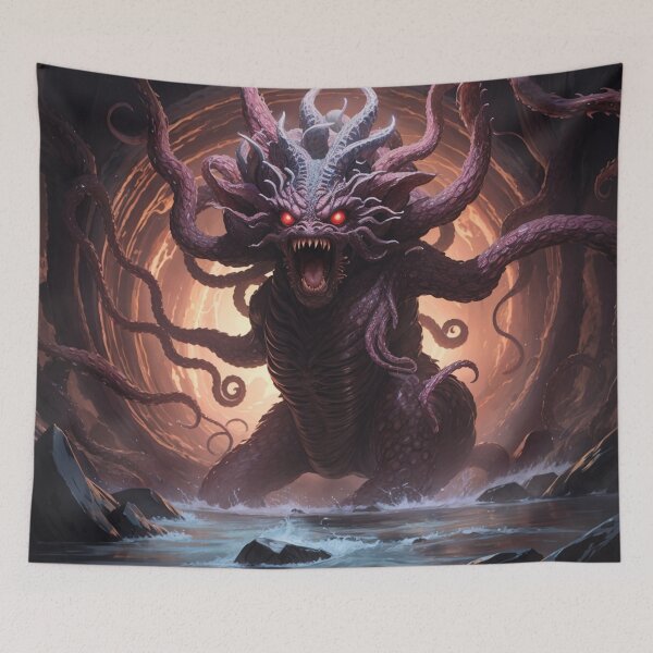 Item preview, Monstrous Demogorgon Inspiration - Stranger Things Giant Creature Art designed and sold by sadsapiens.