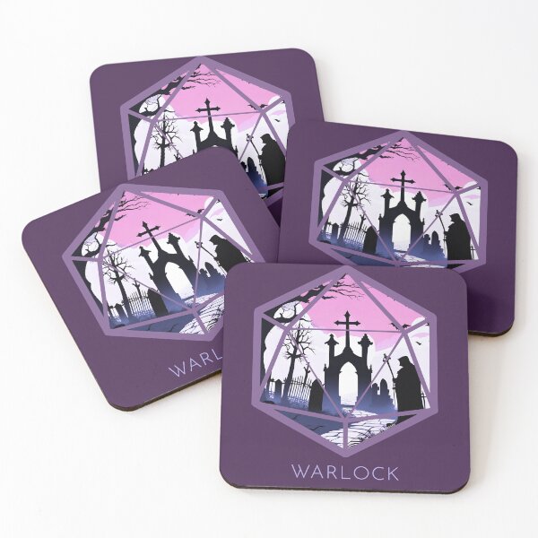 Item preview, Warlock D20 Crest designed and sold by DiceyThreads.