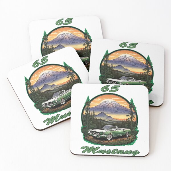 Item preview, 65 Forest Green Mustang Convertible designed and sold by T-Bucket-Tees.
