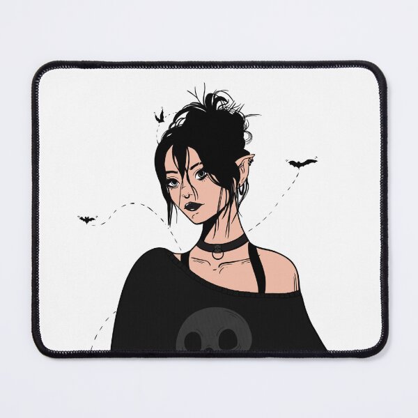 Item preview, Elf Goth Girl with piercings designed and sold by Deadink.
