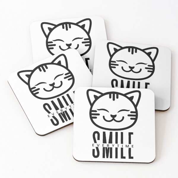 Item preview, Smile everytime cute cat illustration  designed and sold by marghe41.