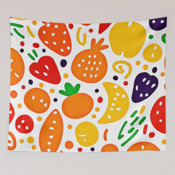 Item preview, Tropical Fruits Pattern Design designed and sold by Health And Fitness Posts e-Store.