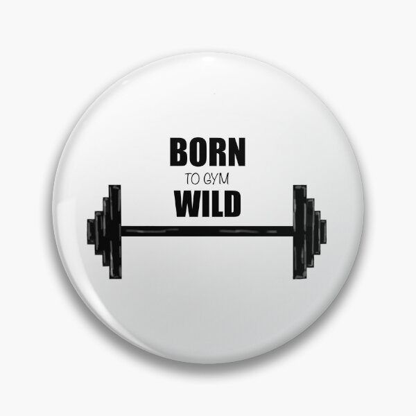 Item preview, Born To Gym Wild designed and sold by MyFluffyCloud.