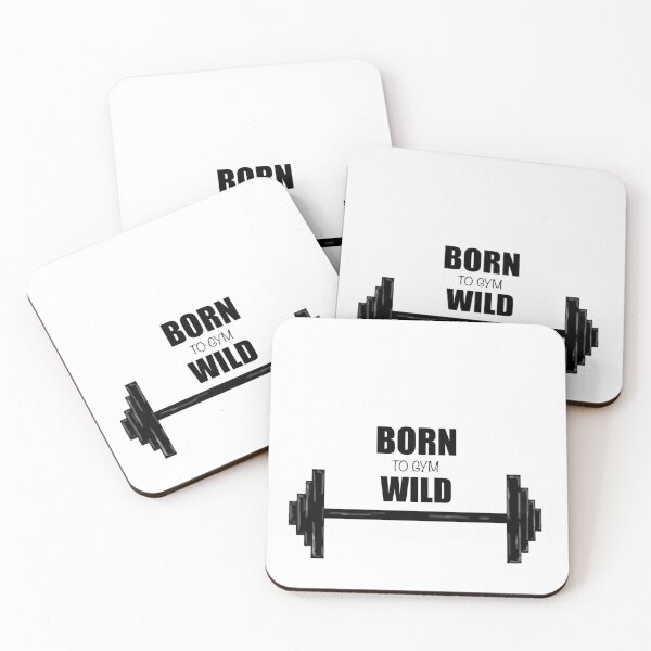 Item preview, Born To Gym Wild designed and sold by MyFluffyCloud.