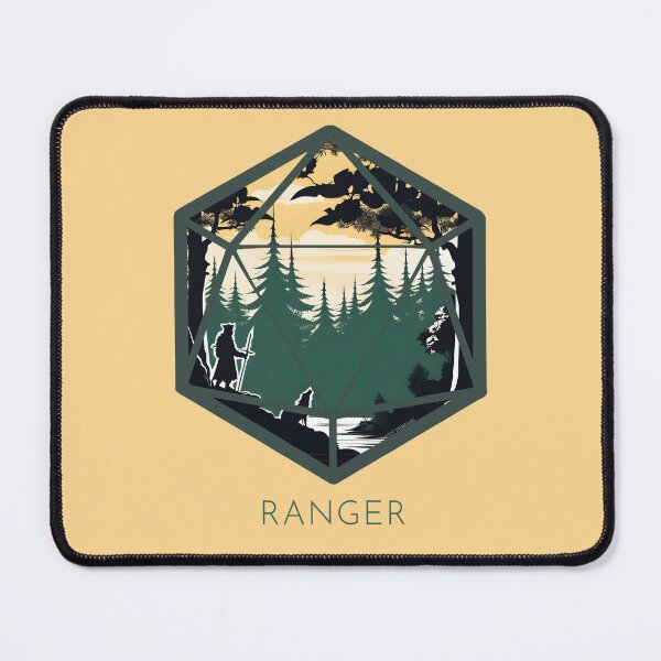 Item preview, Ranger D20 Crest designed and sold by DiceyThreads.