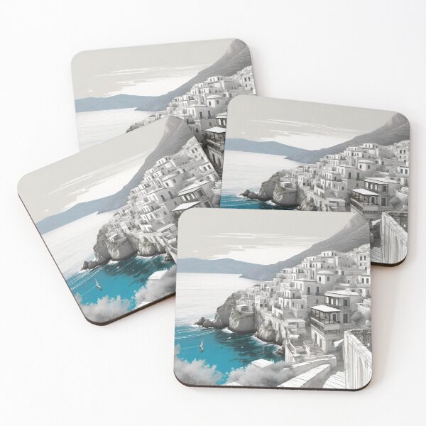 Item preview, Charming Aegean Dreams 01: Blue Graphic Elegance of Greece designed and sold by OurBarcode.