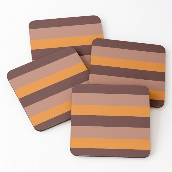 Item preview, Sixties stripes in mustard, beige and brown designed and sold by SamJanner.