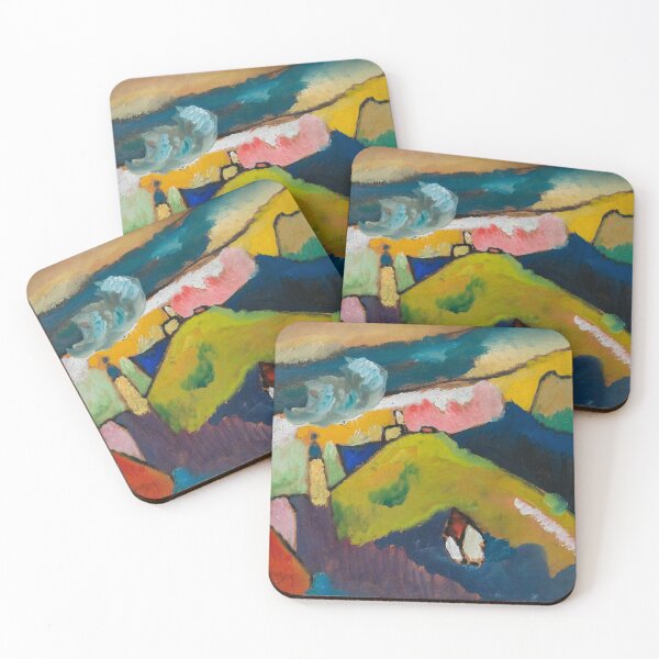 Item preview, Wassily Kandinsky | Murnau Mountain Landscape, 1910  designed and sold by BossyCatHome.