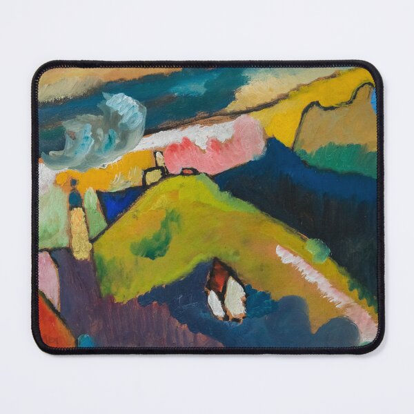 Item preview, Wassily Kandinsky | Murnau Mountain Landscape, 1910  designed and sold by BossyCatHome.
