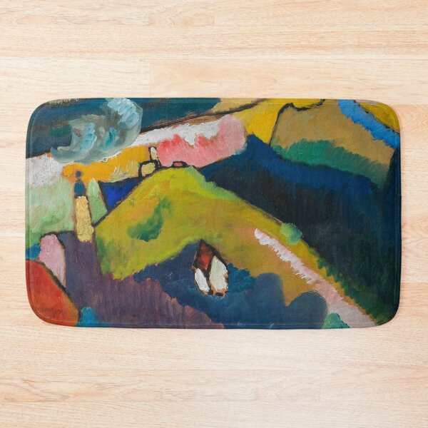 Item preview, Wassily Kandinsky | Murnau Mountain Landscape, 1910  designed and sold by BossyCatHome.