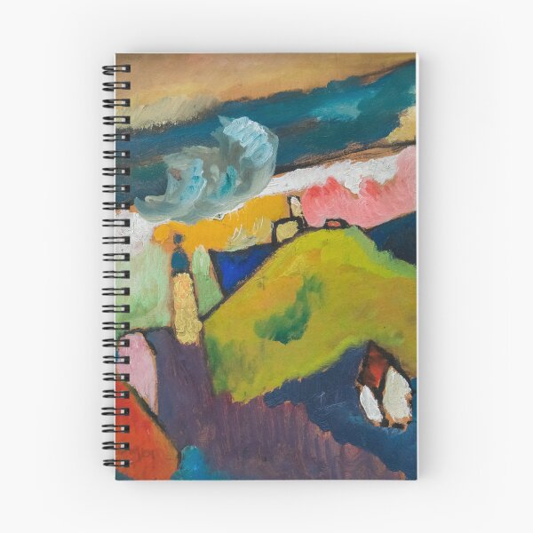 Item preview, Wassily Kandinsky | Murnau Mountain Landscape, 1910  designed and sold by BossyCatHome.