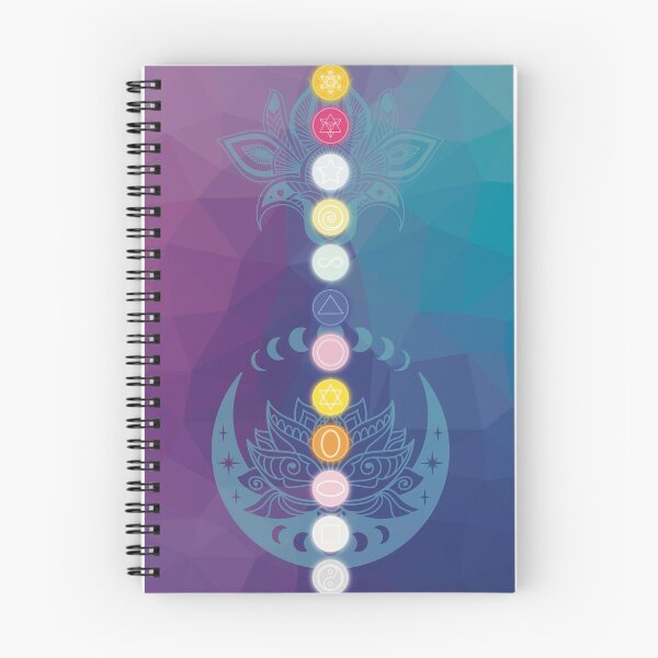 Item preview, Sistema de chakras de quinta dimensión con símbolos de chakras versión simple - 12 chakras designed and sold by Inspiritive-art.