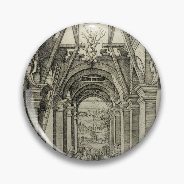 Item preview, The Nativity and the Adoration of the Shepherds by Nicoletto da Modena (c. 1512) designed and sold by ParticleStudios.