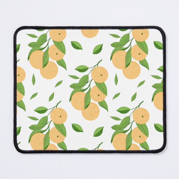 Item preview, Oranges and leaves pattern designed and sold by Roses Mond.