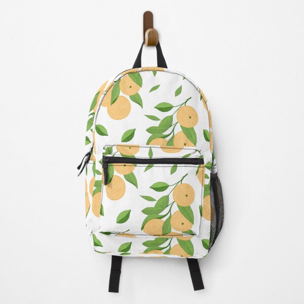Item preview, Oranges and leaves pattern designed and sold by Roses Mond.