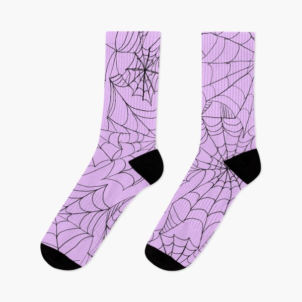 Item preview, Spooky Cobwebs over Pastel Purple designed and sold by Daydreamer Alley.