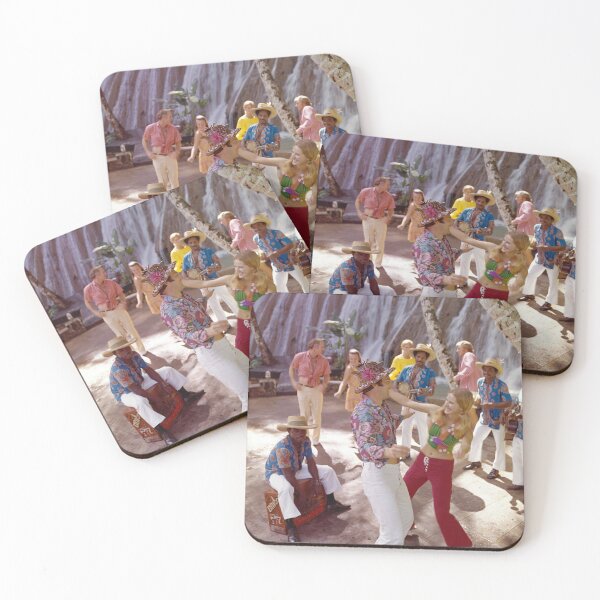 Item preview, Hilton Caribe in the 1960s, Couples Dancing by the Waterfall in San Juan, Puerto Rico designed and sold by aladdincolor.