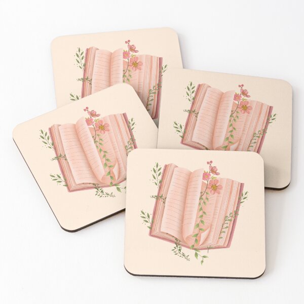 Item preview, Open Book with Florals designed and sold by Wordsmith-Wear.