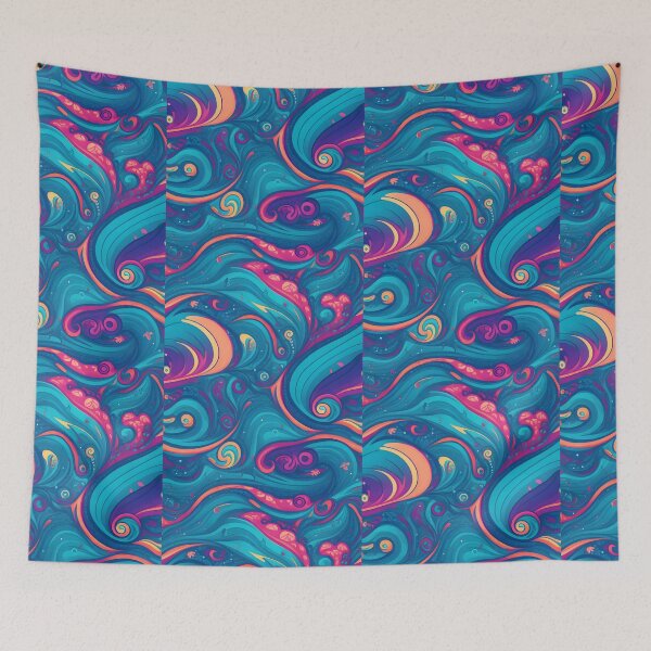 Item preview, Color vibrant wave of sea designed and sold by Digitalcipart.