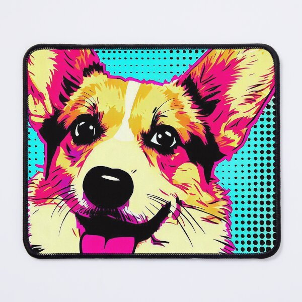Item preview, Welsh Corgi Pop Art designed and sold by FunnehGacha.