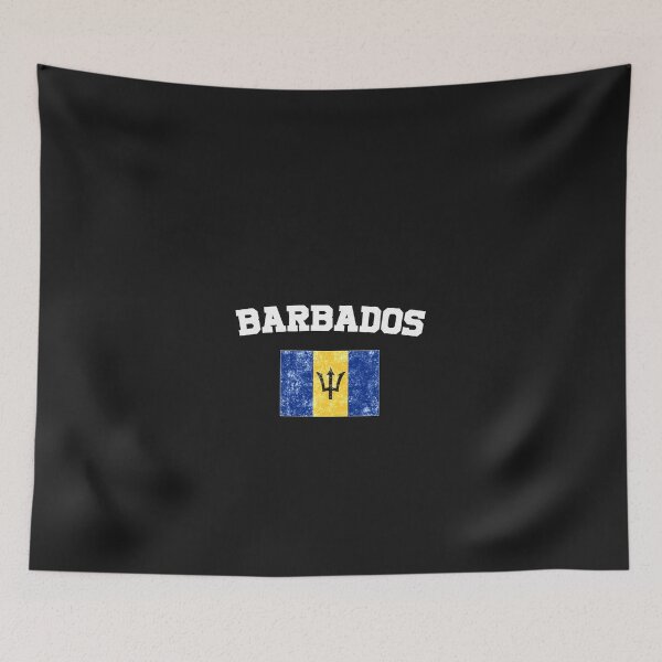 Item preview, Barbadian Flag Vintage Barbados T T designed and sold by FrauIdaWegner.