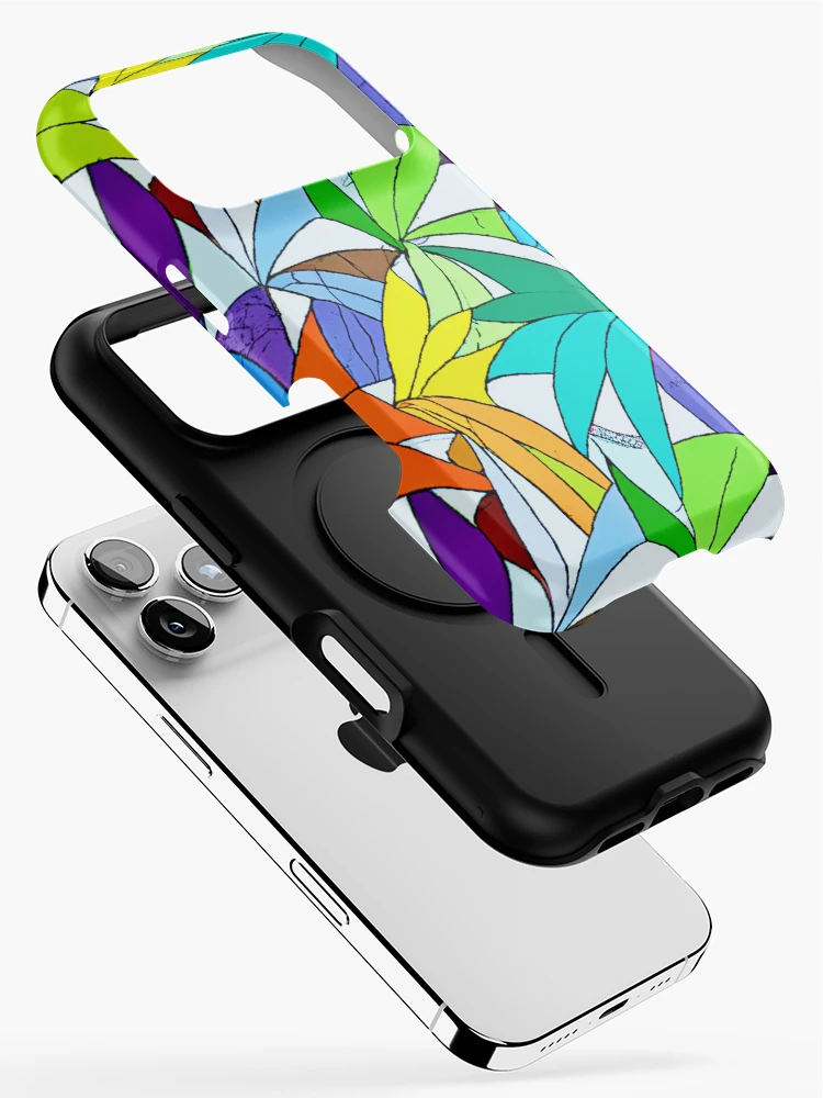 Thumbnail 2 of 4, iPhone Case, Colorful Abstract Pattern Design designed and sold by Health And Fitness Posts e-Store.