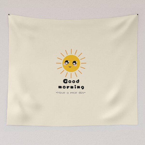 Item preview, God morning have a nice day sun designed and sold by IzzyMusique.