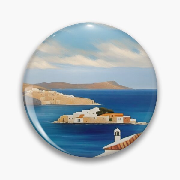Item preview, Charming Aegean Dreams 02: Watercolor Elegance of Greece designed and sold by OurBarcode.