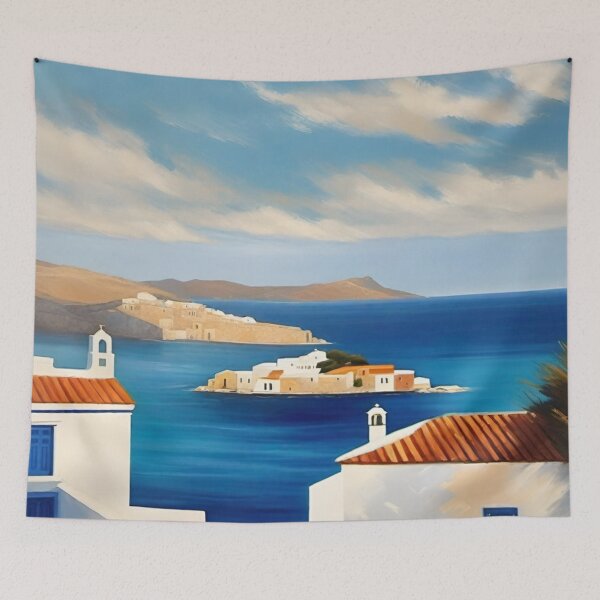 Item preview, Charming Aegean Dreams 02: Watercolor Elegance of Greece designed and sold by OurBarcode.
