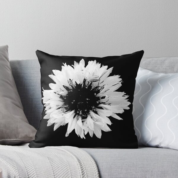 Item preview, Cottage Core Cornflower, Black and White Plant Artwork  designed and sold by suekieper.